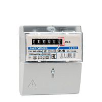 Счетчик электроэнергии 1Ф однотарифный Энергомера CE101 R5.1 145 М6 60/5 Т1 D 230В картинка